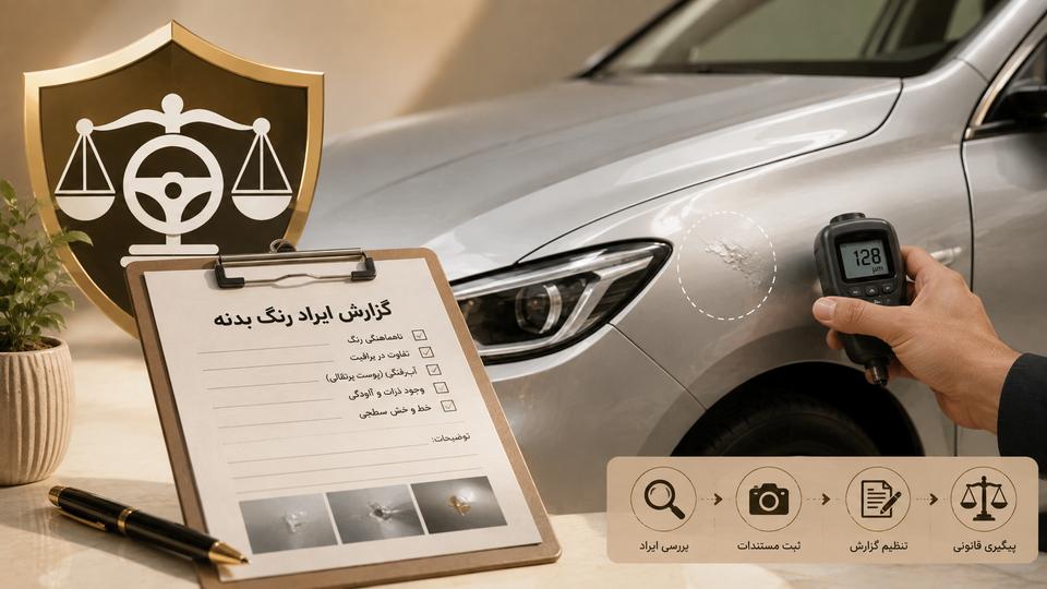 ایراد رنگ بدنه